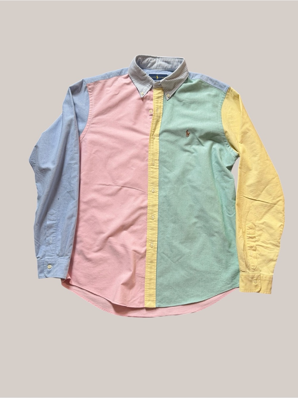 Polo by Ralph Lauren Pastel Colorblock Oxford Shirt - Multicolor